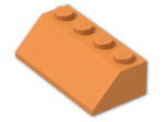 LEGO® Brick: Slope Brick 45 2 x 4 3037 | Color: Bright Orange