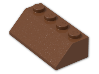 LEGO® Stein: Slope Brick 45 2 x 4 3037 | Farbe: Reddish Brown