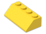 LEGO® Stein: Slope Brick 45 2 x 4 3037 | Farbe: Bright Yellow
