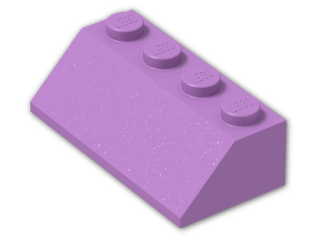 LEGO® Brick: Slope Brick 45 2 x 4 3037 | Color: Medium Lavender