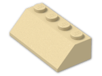 LEGO® Brick: Slope Brick 45 2 x 4 3037 | Color: Brick Yellow