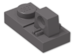 LEGO® Stein: Hinge Plate 1 x 2 Locking with Single Finger On Top 30383 | Farbe: Dark Stone Grey