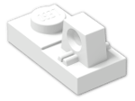 LEGO® Brick: Hinge Plate 1 x 2 Locking with Single Finger On Top 30383 | Color: White