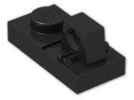 LEGO® Brick: Hinge Plate 1 x 2 Locking with Single Finger On Top 30383 | Color: Black