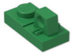 LEGO® Stein: Hinge Plate 1 x 2 Locking with Single Finger On Top 30383 | Farbe: Dark Green