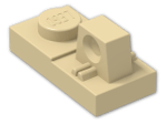LEGO® Brick: Hinge Plate 1 x 2 Locking with Single Finger On Top 30383 | Color: Brick Yellow