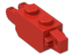 LEGO® Stein: Hinge Brick 1 x 2 Locking Double 30386 | Farbe: Bright Red