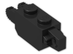 LEGO® Stein: Hinge Brick 1 x 2 Locking Double 30386 | Farbe: Black