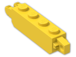 LEGO® Brick: Hinge Brick 1 x 4 Locking Double 30387 | Color: Bright Yellow