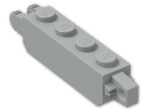LEGO® Stein: Hinge Brick 1 x 4 Locking Double 30387 | Farbe: Grey