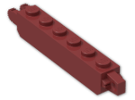 LEGO® Stein: Hinge Brick 1 x 6 Locking Double 30388 | Farbe: New Dark Red