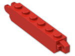 LEGO® Stein: Hinge Brick 1 x 6 Locking Double 30388 | Farbe: Bright Red