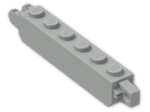LEGO® Brick: Hinge Brick 1 x 6 Locking Double 30388 | Color: Grey