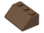 LEGO® Brick: Slope Brick 45 2 x 3 3038 | Color: Brown
