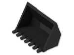 LEGO® Brick: Excavator Bucket 6 x 3 with Click Hinge 2-Finger 30394 | Color: Black