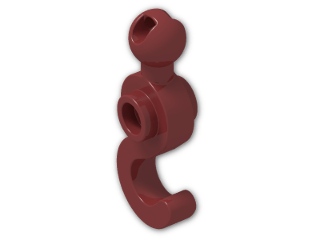 LEGO® Brick: Hook with Towball 30395 | Color: New Dark Red