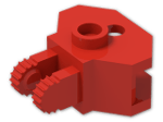 LEGO® Brick: Hinge 1 x 2 Locking with Towball Socket 30396 | Color: Bright Red