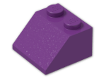 LEGO® Brick: Slope Brick 45 2 x 2 3039 | Color: Bright Violet