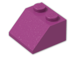 LEGO® Brick: Slope Brick 45 2 x 2 3039 | Color: Bright Reddish Violet