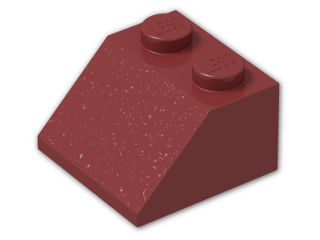 LEGO® Brick: Slope Brick 45 2 x 2 3039 | Color: New Dark Red