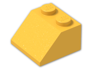 LEGO® Brick: Slope Brick 45 2 x 2 3039 | Color: Flame Yellowish Orange