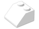 LEGO® Brick: Slope Brick 45 2 x 2 3039 | Color: White