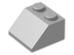 LEGO® Brick: Slope Brick 45 2 x 2 3039 | Color: Silver Metallic