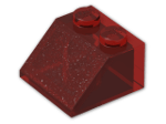 LEGO® Brick: Slope Brick 45 2 x 2 3039 | Color: Transparent Red