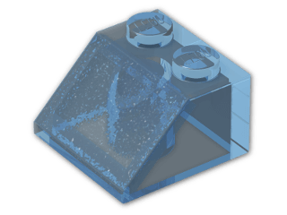LEGO® Stein: Slope Brick 45 2 x 2 3039 | Farbe: Transparent Light Blue