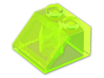 LEGO® Stein: Slope Brick 45 2 x 2 3039 | Farbe: Transparent Fluorescent Green
