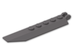 LEGO® Stein: Hinge Plate 1 x 8 with Angled Side Extensions 30407 | Farbe: Dark Stone Grey
