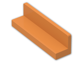 LEGO® Brick: Panel 1 x 4 x 1 with Rounded Corners 30413 | Color: Bright Orange