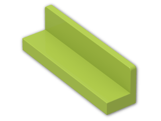 LEGO® Brick: Panel 1 x 4 x 1 with Rounded Corners 30413 | Color: Bright Yellowish Green