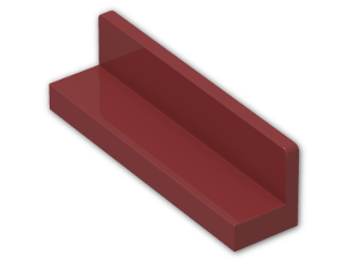 LEGO® Brick: Panel 1 x 4 x 1 with Rounded Corners 30413 | Color: New Dark Red
