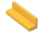 LEGO® Brick: Panel 1 x 4 x 1 with Rounded Corners 30413 | Color: Flame Yellowish Orange