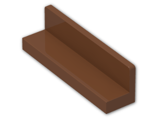 LEGO® Stein: Panel 1 x 4 x 1 with Rounded Corners 30413 | Farbe: Reddish Brown