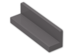 LEGO® Stein: Panel 1 x 4 x 1 with Rounded Corners 30413 | Farbe: Dark Stone Grey