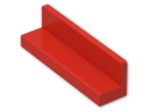 LEGO® Brick: Panel 1 x 4 x 1 with Rounded Corners 30413 | Color: Bright Red