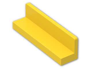 LEGO® Brick: Panel 1 x 4 x 1 with Rounded Corners 30413 | Color: Bright Yellow