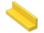 LEGO® Brick: Panel 1 x 4 x 1 with Rounded Corners 30413 | Color: Bright Yellow
