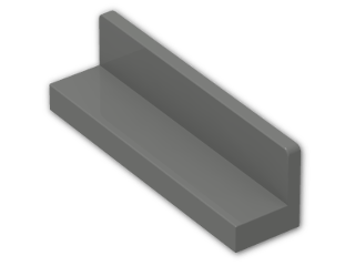 LEGO® Stein: Panel 1 x 4 x 1 with Rounded Corners 30413 | Farbe: Dark Grey