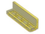 LEGO® Brick: Panel 1 x 4 x 1 with Rounded Corners 30413 | Color: Transparent Yellow