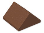 LEGO® Brick: Slope Brick 45 2 x 2 Double 3043 | Color: Reddish Brown