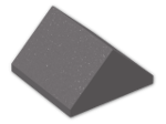 LEGO® Brick: Slope Brick 45 2 x 2 Double 3043 | Color: Dark Stone Grey