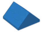 LEGO® Brick: Slope Brick 45 2 x 2 Double 3043 | Color: Bright Blue