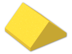 LEGO® Brick: Slope Brick 45 2 x 2 Double 3043 | Color: Bright Yellow