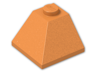 LEGO® Stein: Slope Brick 45 2 x 2 Double Convex 3045 | Farbe: Bright Orange