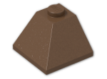 LEGO® Brick: Slope Brick 45 2 x 2 Double Convex 3045 | Color: Brown