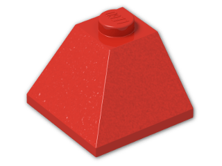 LEGO® Stein: Slope Brick 45 2 x 2 Double Convex 3045 | Farbe: Bright Red