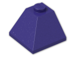 LEGO® Brick: Slope Brick 45 2 x 2 Double Convex 3045 | Color: Medium Lilac